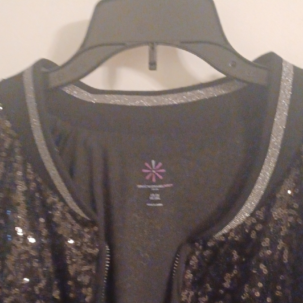 Isblack Sequin Jacket. Like New Makd Offer - Picture 4 of 8